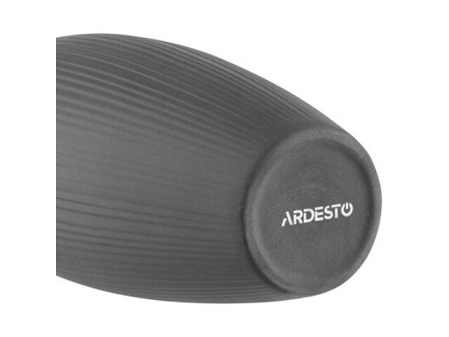 Ваза Ardesto Siena, 7х23см, порцеляна, сірий (AR3806B) - Фото 5