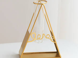 Ваза для квітів Трикутник 9528 20х15,5 см