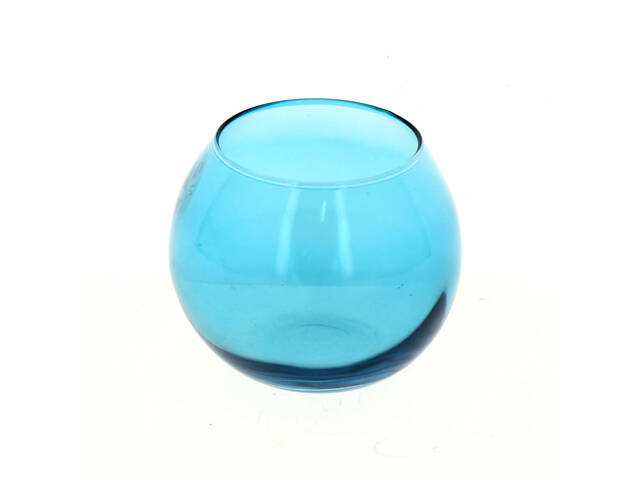 Ваза кругла Pasabahce Enjoy PS-43407-Blue блакитна - Фото 1