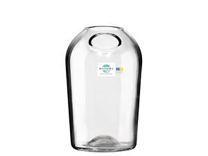 Ваза стеклянная Mazhura Brandy MZ-731412 13х8.5 см