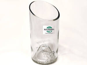 Ваза скляна Mazhura Vine MZ-710798 16х7 см