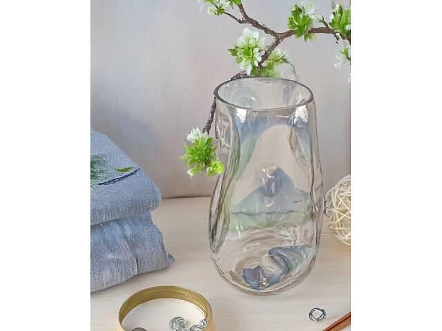 Ваза Vittora Аметист VT-V-0005 27.5 см перламутрова - Фото 1