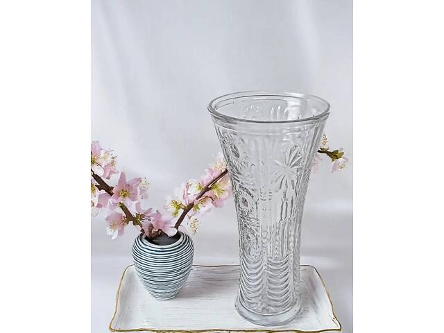 Ваза Vittora Гірський кришталь VT-V-0010 30 см - Фото 3