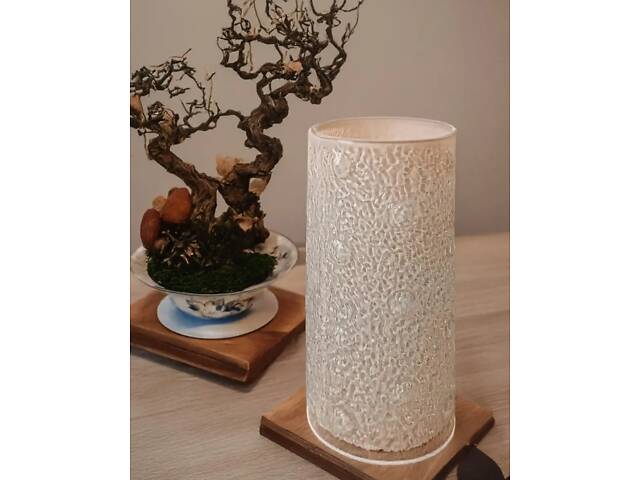 Ваза Vittora Місячний камінь VT-V-0009 29.5 см бежева - Фото 1