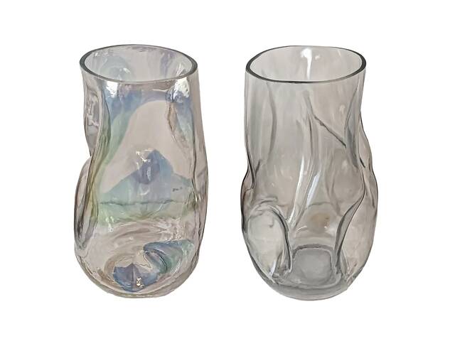 Ваза Vittora Магічний Агат VT-V-0006 27.5 см прозора - Фото 2