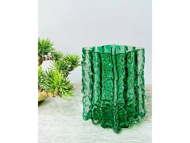 Ваза Vittora Смарагд VT-V-0004 20.5 см зелена - Фото 1