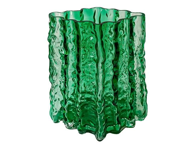 Ваза Vittora Смарагд VT-V-0004 20.5 см зелена - Фото 2