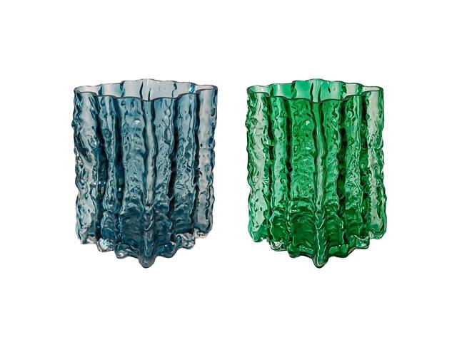 Ваза Vittora Смарагд VT-V-0004 20.5 см зелена - Фото 3