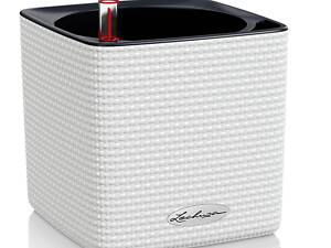 Вазон Lechuza Cube Color 14 белый 1.5 л