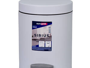 Ведро для мусора Eurogold 801205Біле 5 л белое