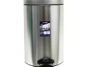 Ведро для мусора Eurogold 801220Срібне 20 л серебристое