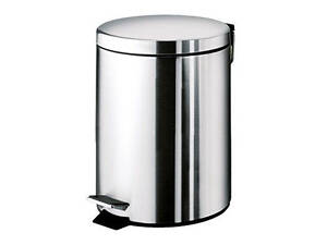 Відро для сміття Gedy Argenta 3л з педаллю (2609-13) Хром