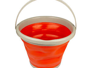 Ведро складное силиконовое Tramp 10L orange TRC-091-orange