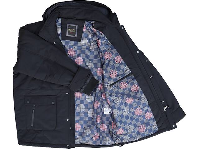 Великий розмір чоловіча куртка єврозима світло-сірого кольору. - Фото 6