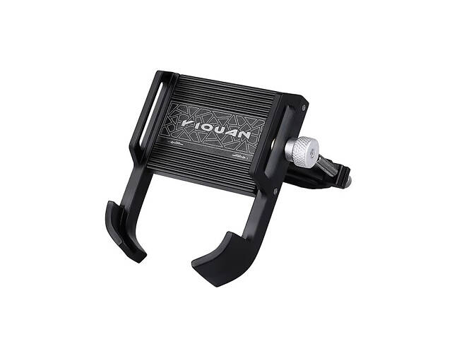 Велотримач EsLNF для телефона 55-105мм, кріплення на кермо, ALU, чорний (90505) - Фото 1