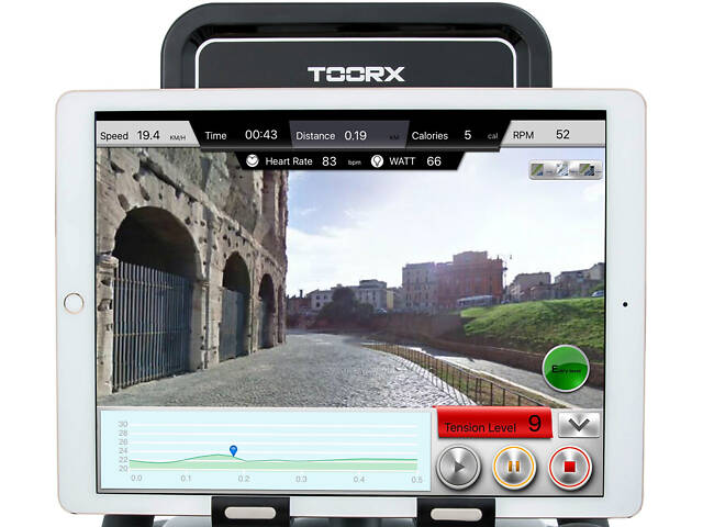 Велоергометр Toorx Upright Bike BRX 300 ERGO (BRX-300ERGO) - Фото 4