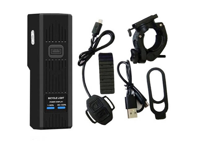 Велофара з сигналом Waterproof MT-007-T6 450Lum 18650 з виносною кнопкою Довговічний велосипедний ліхтар - Фото 2