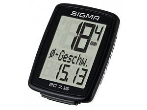 Велокомп'ютер Sigma Sport BC 7.16 дротовий (LIS716)
