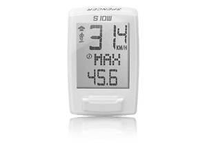 Велокомп'ютер Spencer S10W 10 функцій, бездротовий, білий (LIV023)