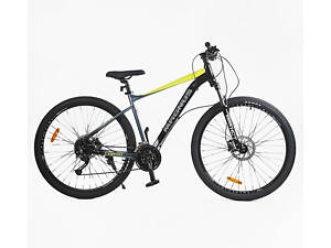 Велосипед AL 29' Corso Magnus рама 19' 27 шв., желто-черный (171396)