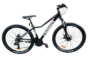 Велосипед Crosser Girl 27,5' (рама 13) черно-бирюзовый