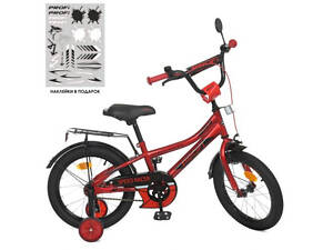 Велосипед детский PROF1 16' Speed racer Y16311 красный SKD45