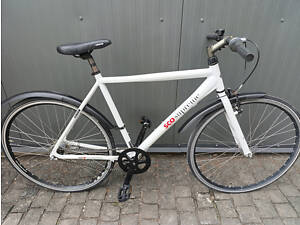 Велосипед SCO 28' рама алюминий, планетарка, белый б/у