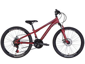 Велосипед ST 24' Discovery RIDER DD рама 11,5' красный (OPS-DIS-24-309)