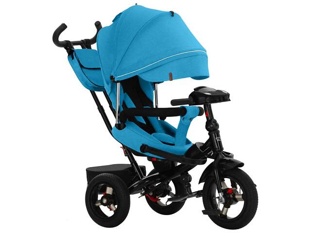 Велосипед триколісний TILLY Impulse T-386/2 Синій льон - Фото 1