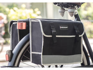 Велосипедна сумка на багажник, велосумка 26L Dunlop чорна
