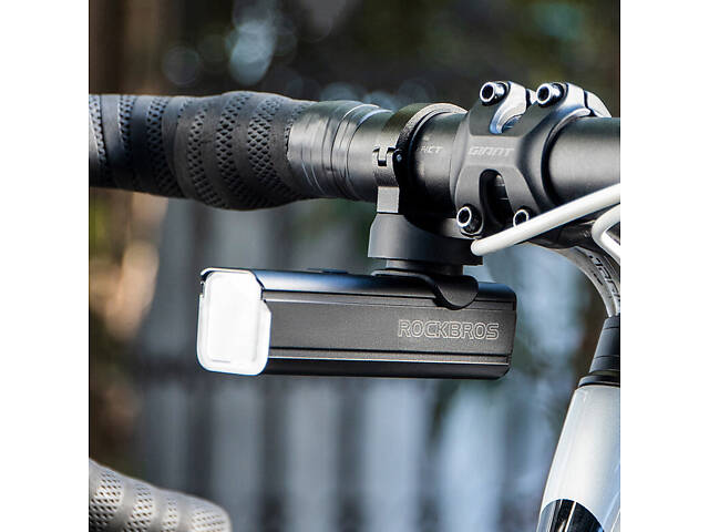 Велосипедна фара Rockbros RHL-1500, IPX6, Велосипедний ліхтар 1500LM, 5000мАч, діод 5050 20W - Фото 4