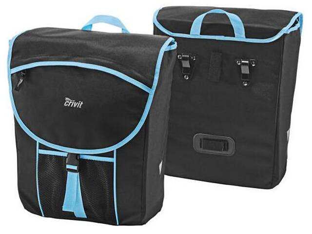 Велосипедна сумка на багажник Crivit Чорний (IAN326433) - Фото 1