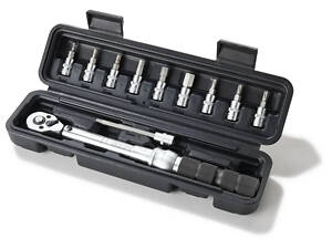 Велосипедний динамометричний ключ CRIVIT, з функцією блокування.