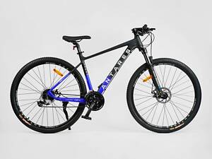 Велосипед Corso AL 29 Antares 19' 24 швидкості Чорно-синій (127902)