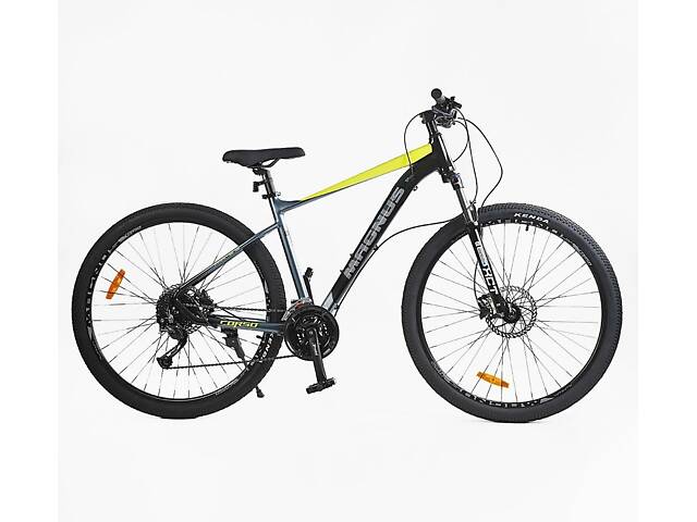 Велосипед Corso AL 29 Magnus 19' 27 скоростей Чорно-жовтий (171396) - Фото 1
