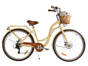 Велосипед городской 28' Corso Sonata SN-284 Shimano 7 скоростей 18' Бежевый (168037)