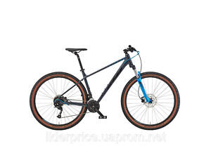 Велосипед KTM CHICAGO 291 29' рама XL/53, серый (черно-голубой), 2022, Оригинал!