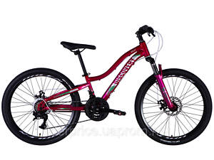 Велосипед ST 24' Discovery KELLY DD FR рама-11' малиновый 2025, Оригинал!
