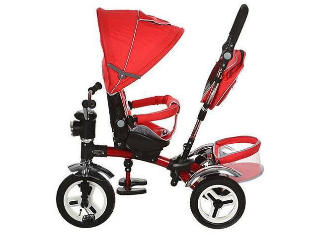 Велосипед трехколесный красный Turbo Trike M 3199-3HA Red - Фото 4