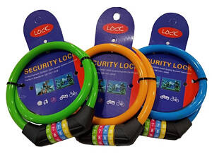 Велосипедний кодовий замок різні кольори 9Y085