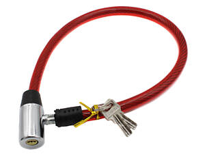 Велосипедний замок N-3 короткий товстий лазерний ключ