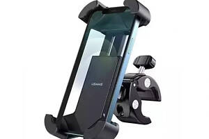 Велотримач для мобільного Usams US-ZJ064 Cycling Shockproof Phone Holder Black