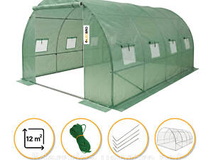 Велика садова теплиця 12м² LEOBRO Green (LB-G104-GRN), Оригінал!