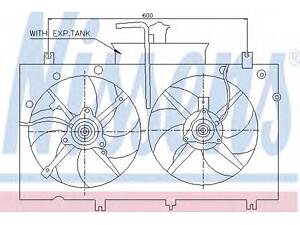 Вент-р MZ 6(02-)1.8 i 16V(+)[OE LF17-15-140] NISSENS 85221 на MAZDA ATENZA Наклонная задняя часть (GG)