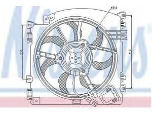 Вент-р NS MICRAMARCH K12(02-)1.5 dCi(+)[OE 21481-AY610] NISSENS 85598 на RENAULT MODUS / GRAND MODUS (F/JP0_)