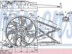 Вент-р OP ASTRA G(98-)1.2 i 16V(+)[OE 1314 539] NISSENS 85185 на OPEL ASTRA G Наклонная задняя часть (F48_, F08_)