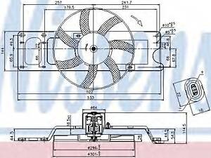 Вент-р RN LOGAN I(04-)1.4 i(+)[OE 8200702955] NISSENS 85712 на DACIA LOGAN (LS_)