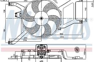 Вентилятор (комплект) DACIA SANDERO / DACIA LOGAN (LS_) 2004-2013 г.