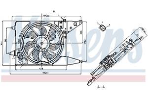 Вентилятор (комплект) DACIA SANDERO / DACIA LOGAN (LS_) 2004-2013 г.