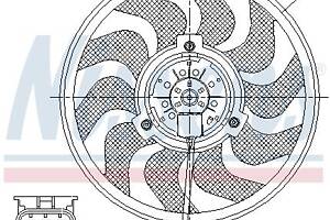 Вентилятор (комплект) OPEL ASTRA H (A04) / OPEL ZAFIRA B (A05) 2004-2019 г.